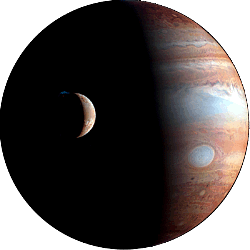 Jupiter - The largest planet with the most moons.