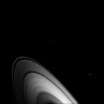 Cassini - Saturn - Rings, Moons and Shadows
