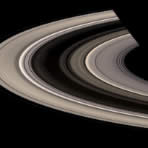 Cassini - Saturn - Rings with Prometheus 2