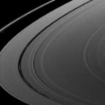 Cassini - Saturn - Rings with Prometheus and Pan 1