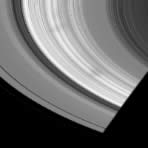 Cassini - Saturn - Rings with Prometheus and Pan 2