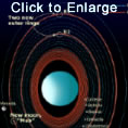 Uranus' new moons and rings.