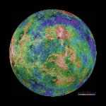 Venus Topographical Map 4